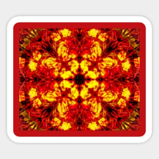 Floral ornament Sticker